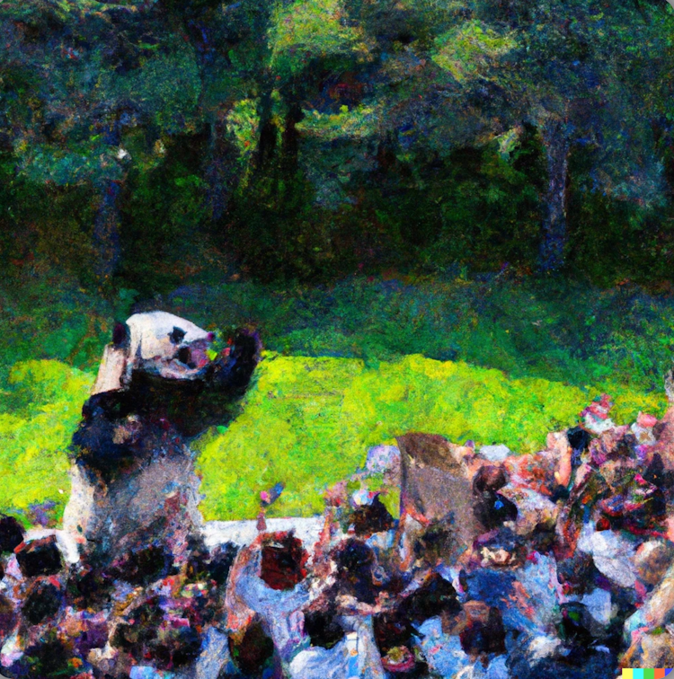 Ilustração de ícone de panda 3d dos desenhos animados c4d renderização  realista animal selvagem panda bonito chinês