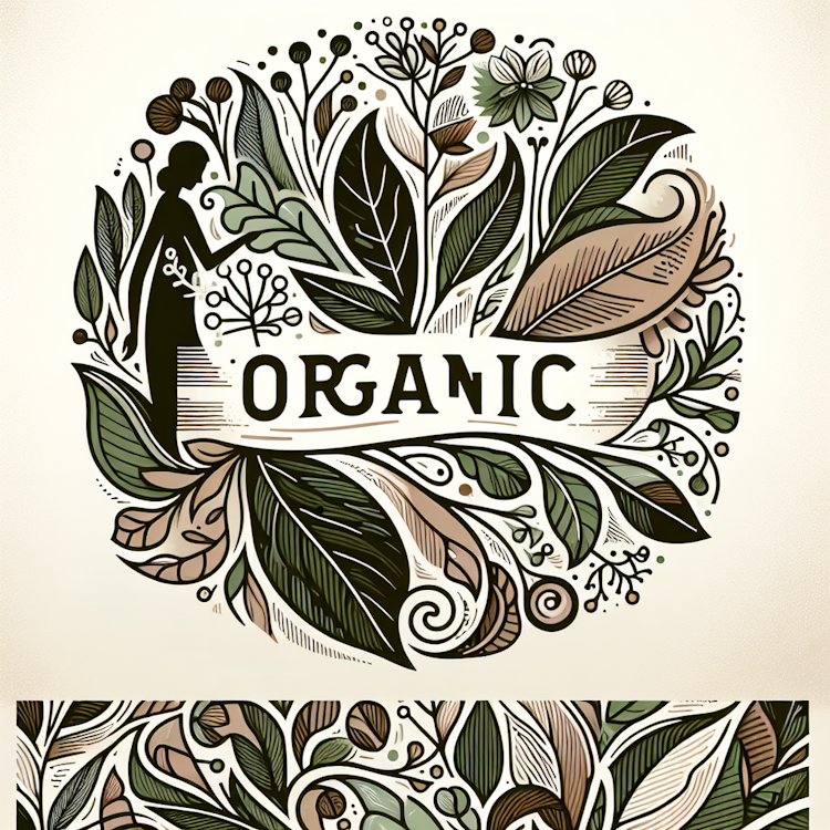 A nature-inspired, organic logo design for an eco-friendly brand