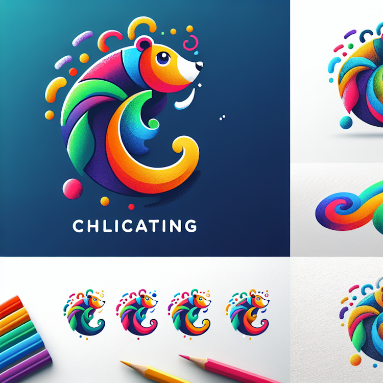 A bold, illustrative logo design for a children's educational brand