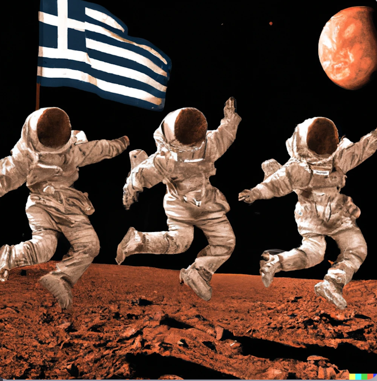 Greek traditional dances on Mars