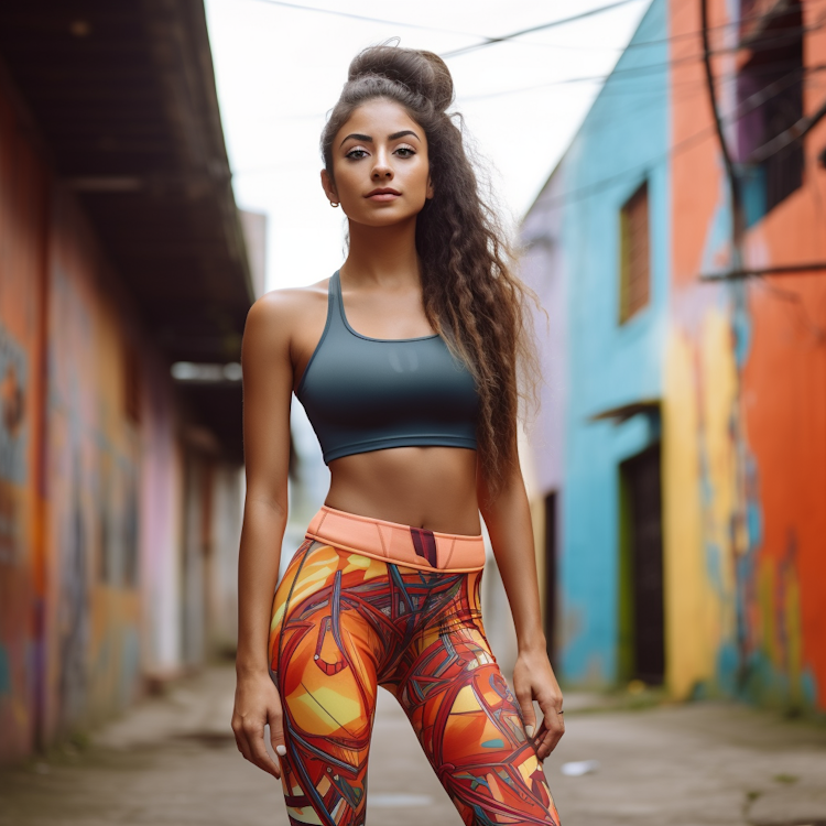 Colombian girl fitness photo shot